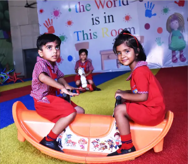Students of Step to Success School in class